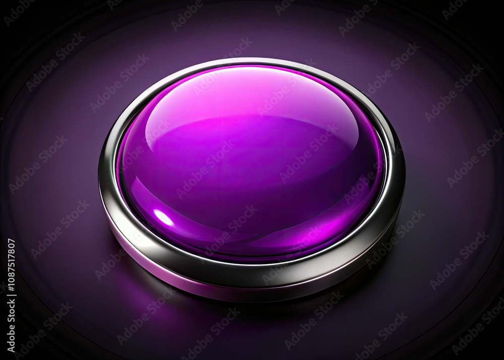 Obraz premium Blank Purple Web Button Design for Low Light Photography Use