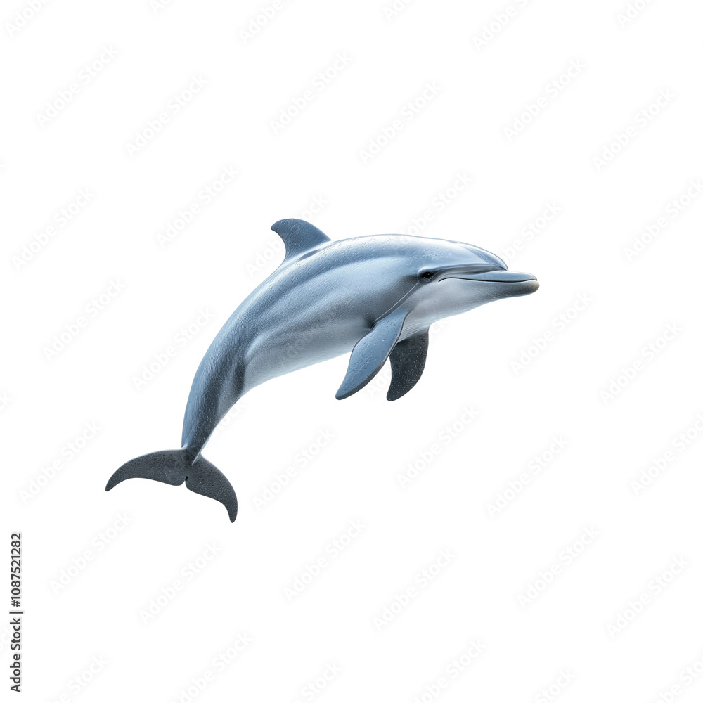 Elegant Dolphin Leaping in the Ocean Elegant Dolphin Leaping in the Ocean