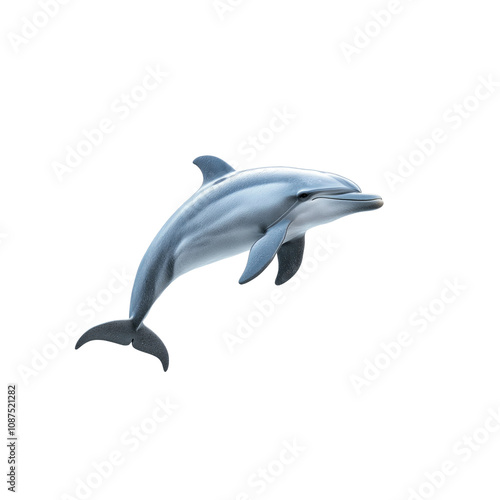 Elegant Dolphin Leaping in the Ocean