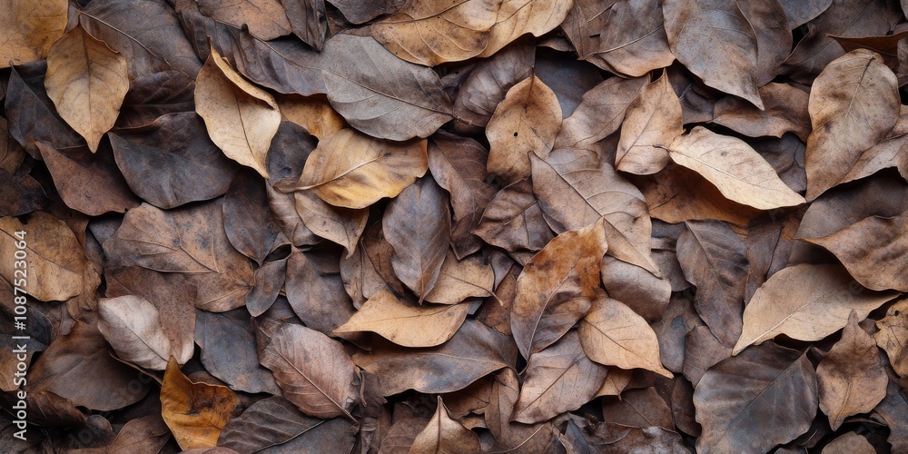 A detailed closeup of dried leaves on the ground, showcasing the beautiful textures and colors of autumn. These dried leaves capture the essence of the autumn season perfectly. A detailed closeup of dried leaves on the ground, showcasing the beautiful textures and colors of autumn. These dried leaves capture the essence of the autumn season perfectly.