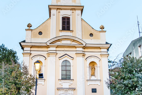 Church tower clock