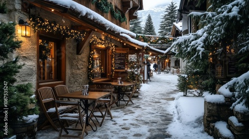 A charming mountain village in the festive spirit 1 photo