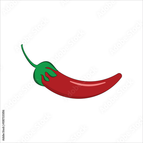 chilli vector illustration design. Eps 10.