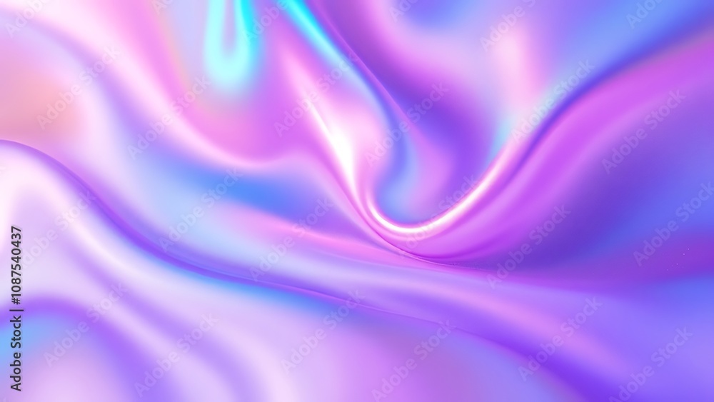 Obraz premium Holographic rainbow foil iridescent texture abstract hologram background