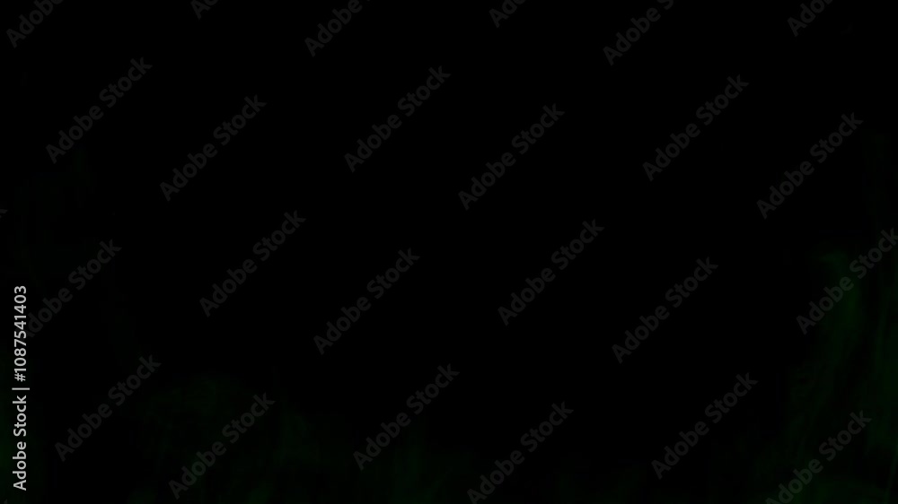 Green Spining Fire with particle on Alpha Channel Green Spining Fire with particle on Alpha Channel