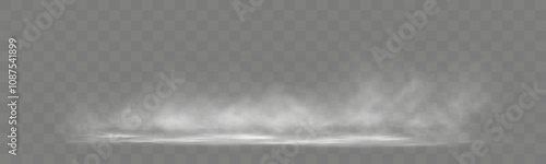 Smoke on dark atmospheric background with low fog drifting across ground soft gradients .

