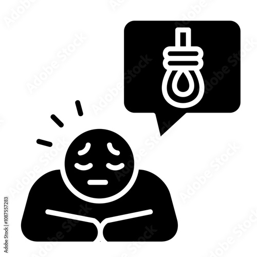 Suicidal Thoughts Icon