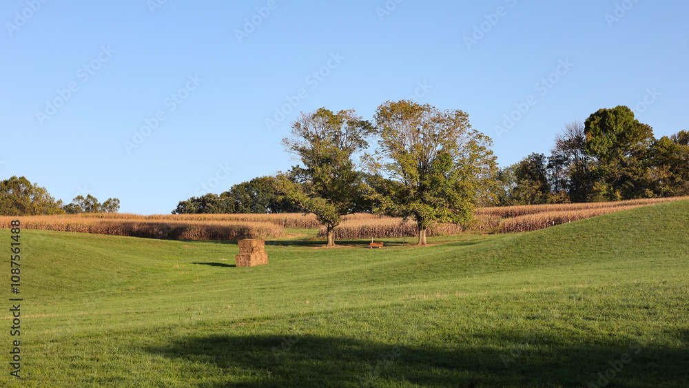 The scenery of Stroud Preserve of Natural Lands in early fall, West Chester, Pennsylvania The scenery of Stroud Preserve of Natural Lands in early fall, West Chester, Pennsylvania