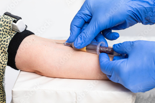 Healthcare Professional Performing Blood Draw