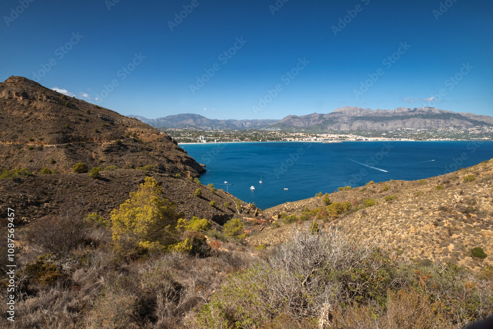 landscape view of the natural sea bay landscape view of the natural sea bay
