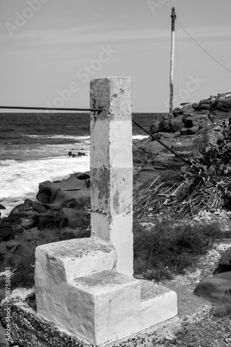 élément pour l'entrainement des forces armée sénégalaises sur l'île de Ngor à Dakar au Sénégal en Afrique de l'Ouest photo