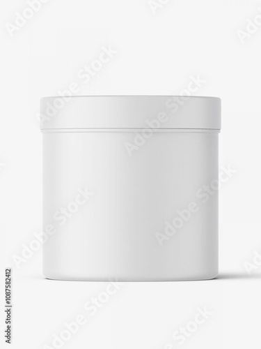 cosmetic jar bottle image for mockup