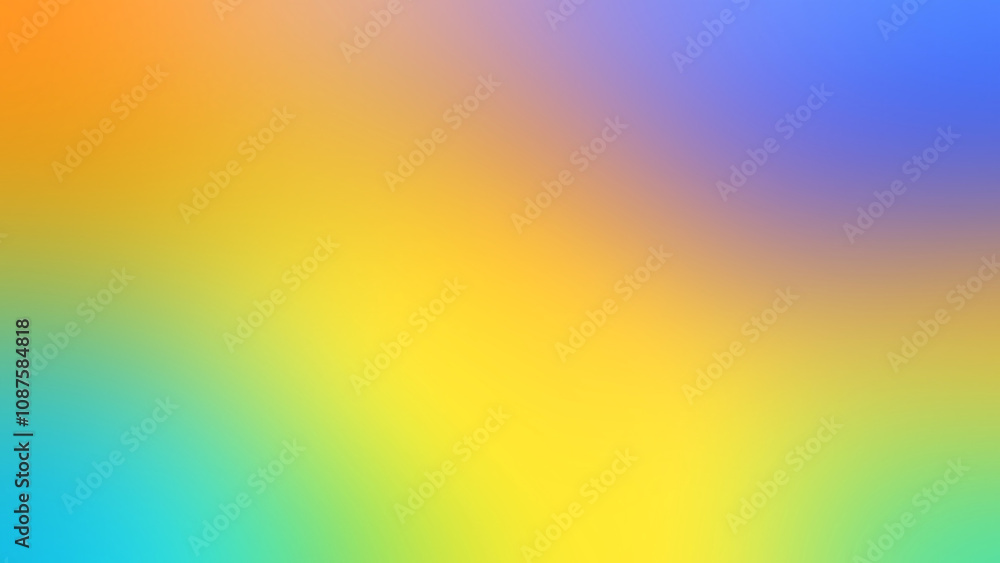 Obraz premium abstract gradient multicolor backgounds 4k Smooth transitions of iridescent colors, Soft pastel color gradient, Colorful gradient Rainbow 