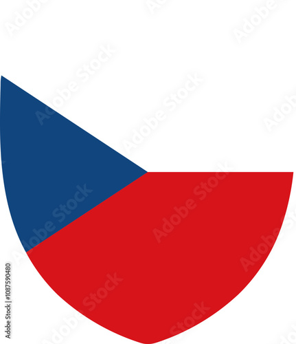 Shield Shape of Czechia Flag Free Download Shield Shape of Czechia Flag - GFXLoad