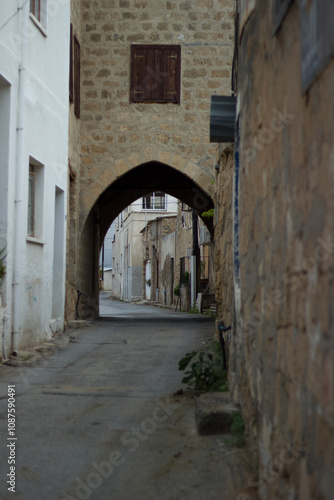 Narrow streets inside the castle