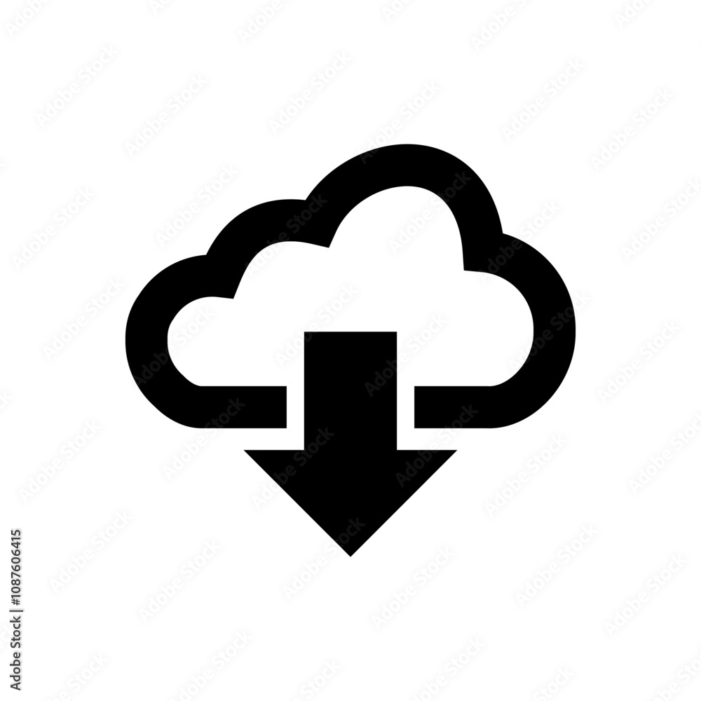 Download icon signage trendy design template. Download icon signage trendy design template.