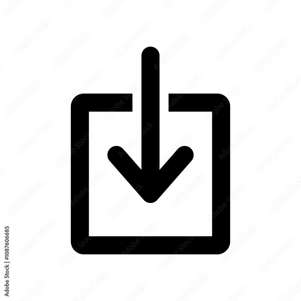 Download icon signage trendy design template. Download icon signage trendy design template.