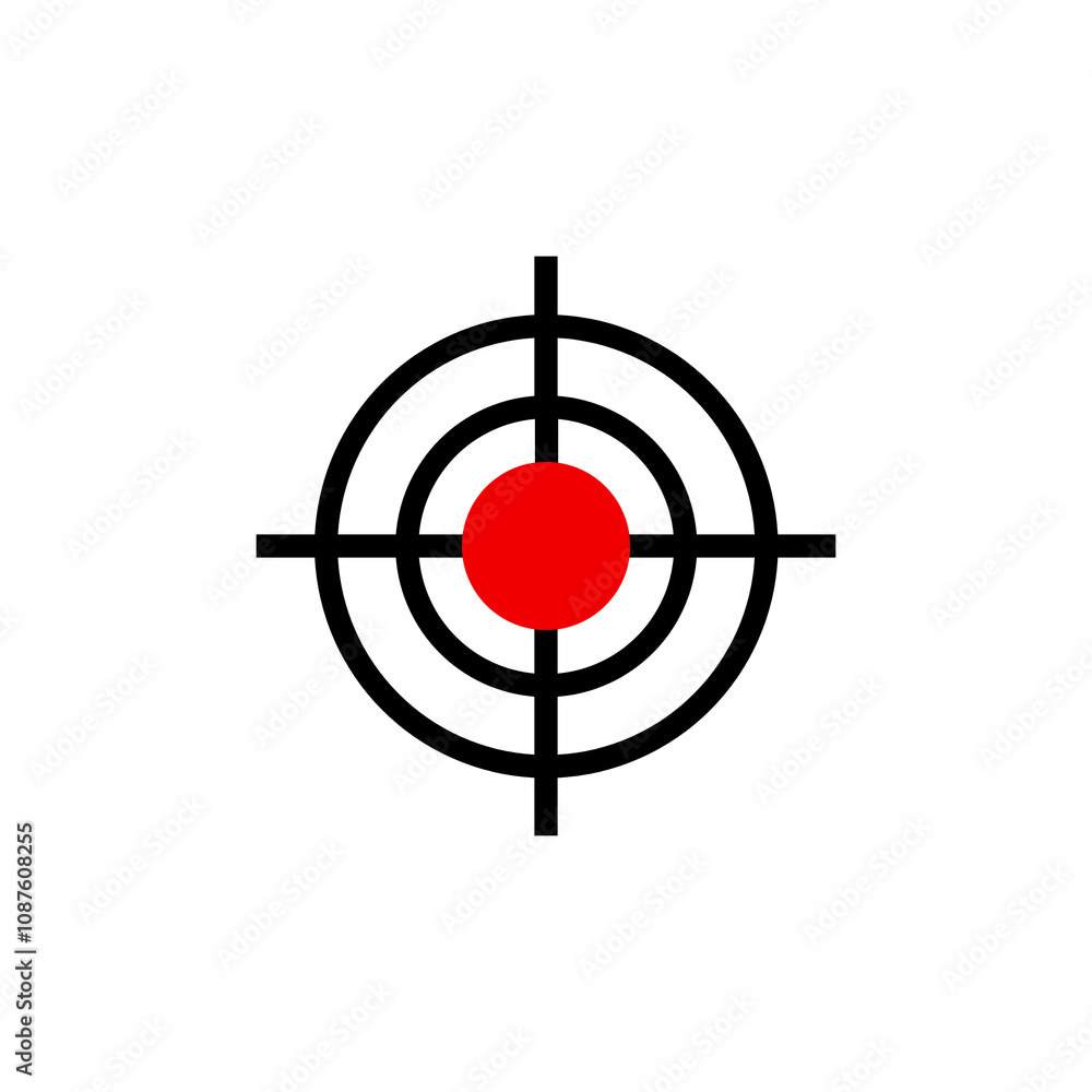 Target Symbol. Aim Sight Icon PNG Target Symbol. Aim Sight Icon PNG
