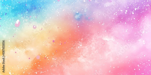 Pastel splashes create a vibrant sample surface ideal for your design needs. This gradient background texture features soft, blurry pastel splashes that enhance any creative project.