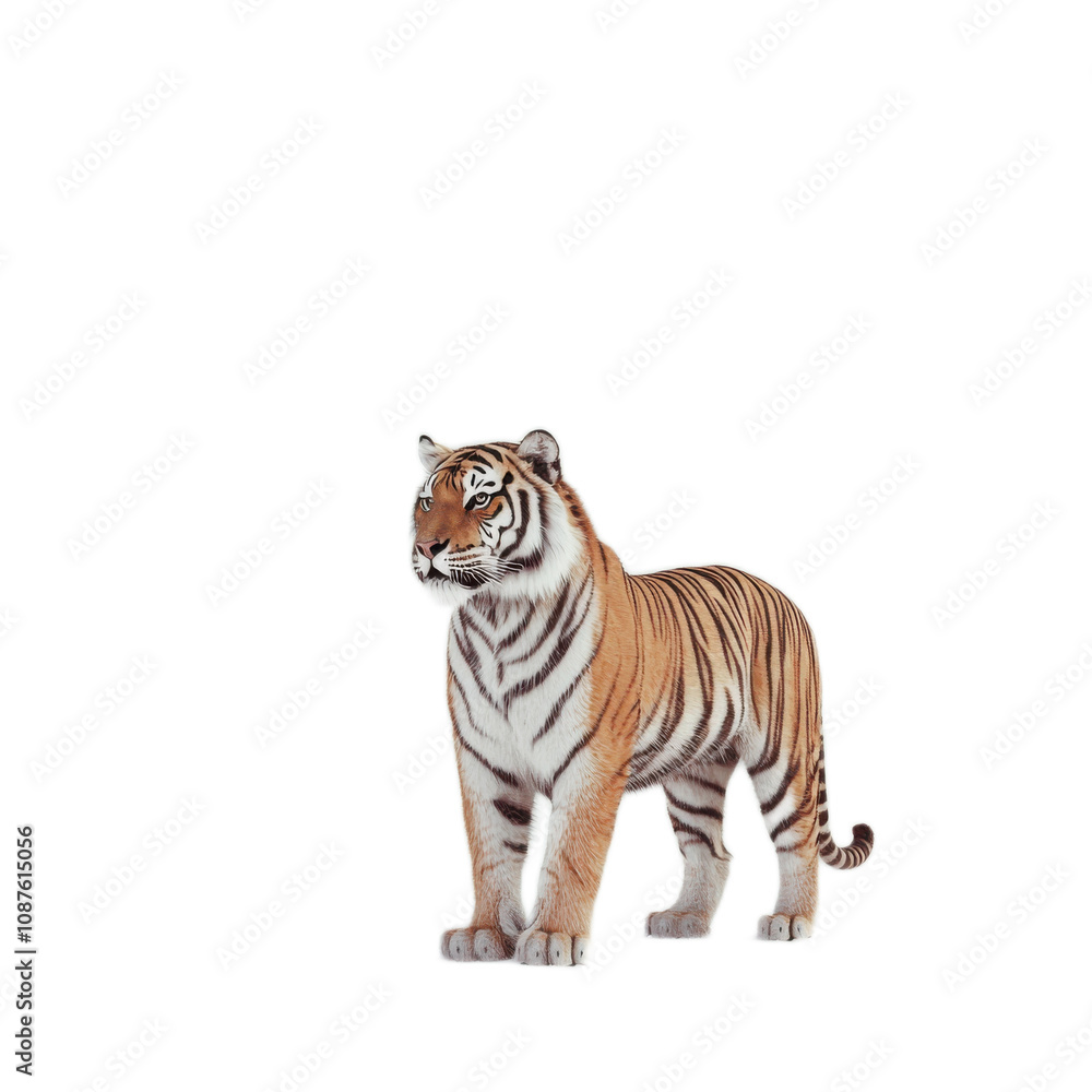 Obraz premium Majestic Tiger in Striking Pose