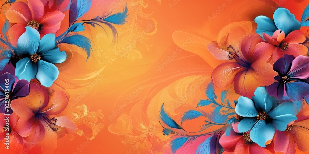 Floral Border Design for a Vibrant Banner Explore the elegance and creativity of this Floral Border Design that enhances visual appeal and captivates attention in any banner presentation. Floral Border Design for a Vibrant Banner Explore the elegance and creativity of this Floral Border Design that enhances visual appeal and captivates attention in any banner presentation.