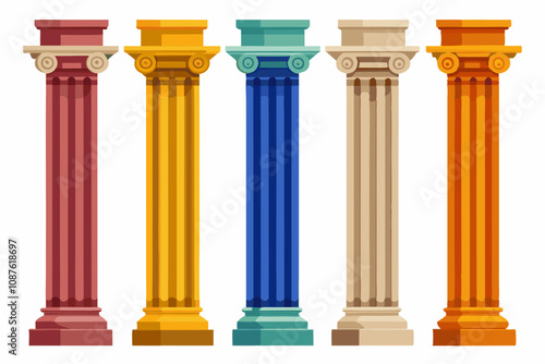 old-style greece column