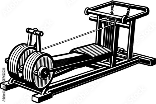 Barbell with weights