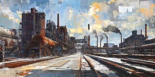 The historic Bethlehem Steel factory, closed since 1998, represents a significant piece of industrial history, showcasing the transformation of industrial landscapes over time.
