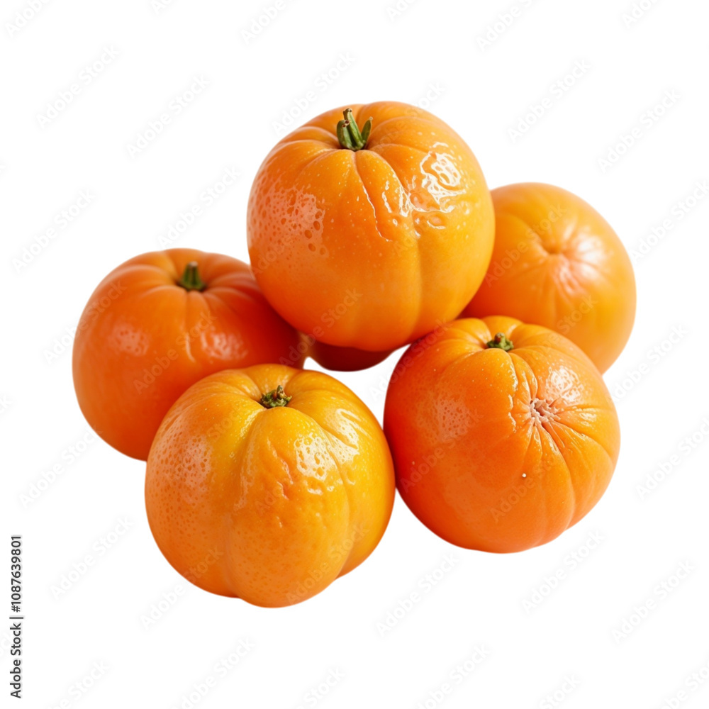 Clementine Image Isolated With Transparent Background Clementine Image Isolated With Transparent Background