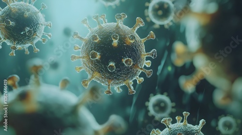 Coronavirus- 20 dangerous strains of influenza, research and analyze coronavirus outbreak of Covid-19, cancer cell background,