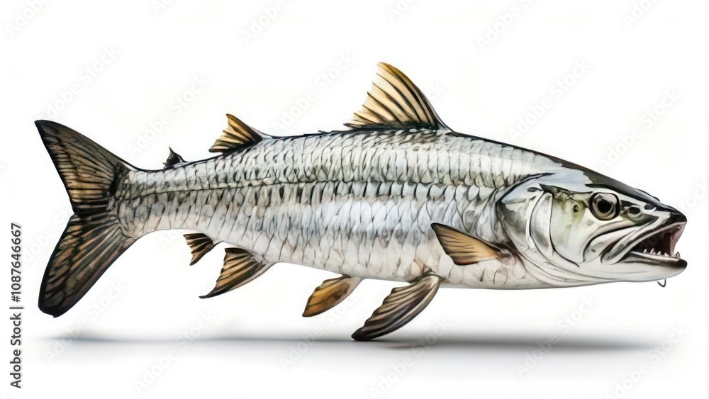 fish on white background fish on white background