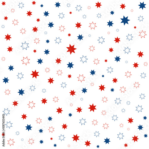 Southern Star Pattern With Background