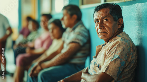 Waiting Room: Medical Mission, Hope, Patience, Rural Healthcare, Latin America