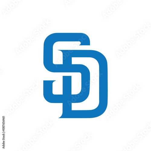 Free Download initial ds letter logo design vector template, ds logo design for business, sd logo design vector for monogram, initial sd letter logo vector for any business, SD or DS initial letter logo design. - GFXLoad