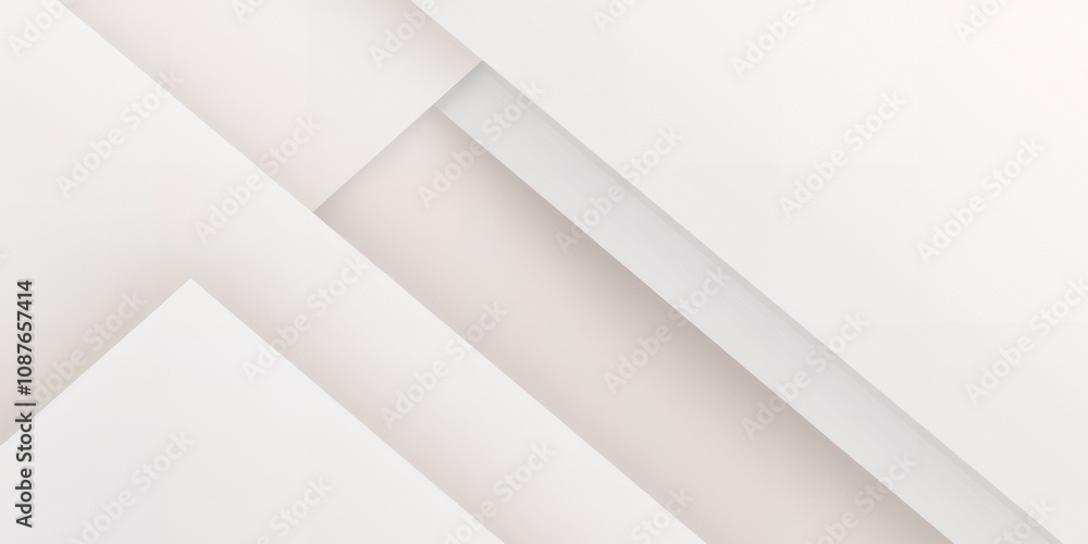 Abstract white geometric shapes create a minimalist design. Abstract white geometric shapes create a minimalist design.