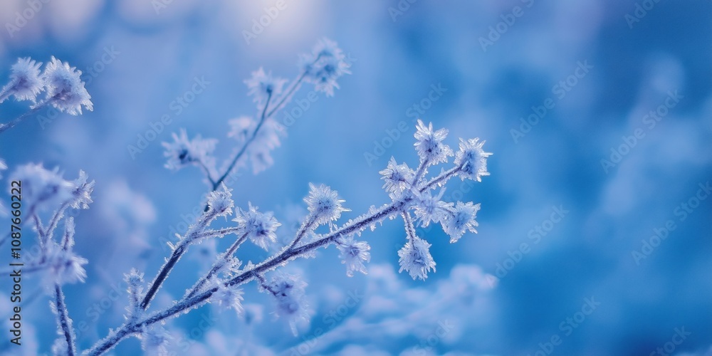 Frost-covered branches create a serene winter scene, delicately highlighting the beauty of nature's quiet moments. Frost-covered branches create a serene winter scene, delicately highlighting the beauty of nature's quiet moments.