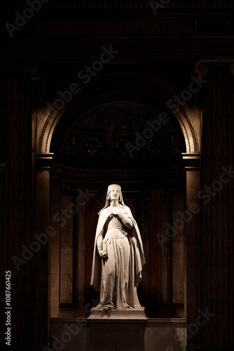 Tablou pe pânză Sainte Marie-Madeleine, St Mary Magdalene catholic church, known as La Madeleine, Paris, France