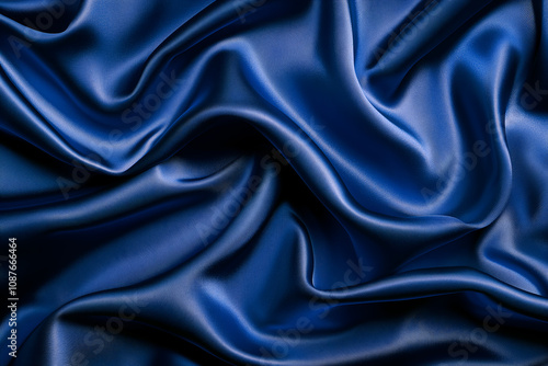 Wallpaper Mural Shiny blue velvet, silk or chiffon fabric arranged in a embossed pattern reflecting light beautifully, suitable for use as a background or wallpaper.	
 Torontodigital.ca