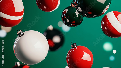 Christmas Ornaments Background