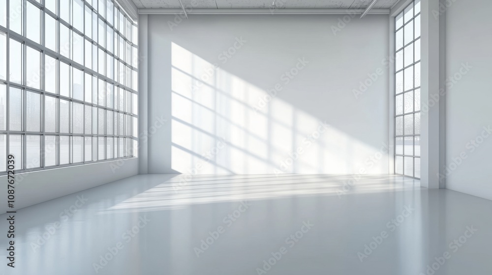 Fototapeta premium Realistic, clean white background with gentle shadow and high-detail finish, very elegant