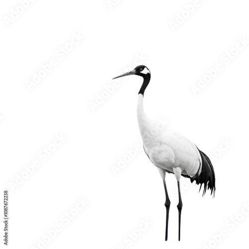 Elegant Crane in Graceful Pose