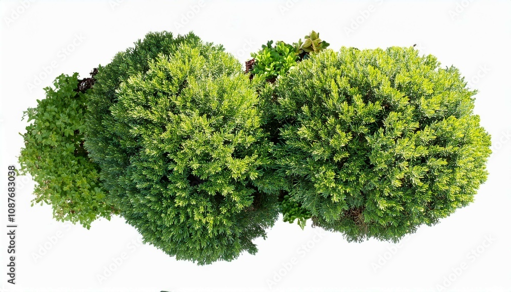 Obraz premium green tree isolated on white