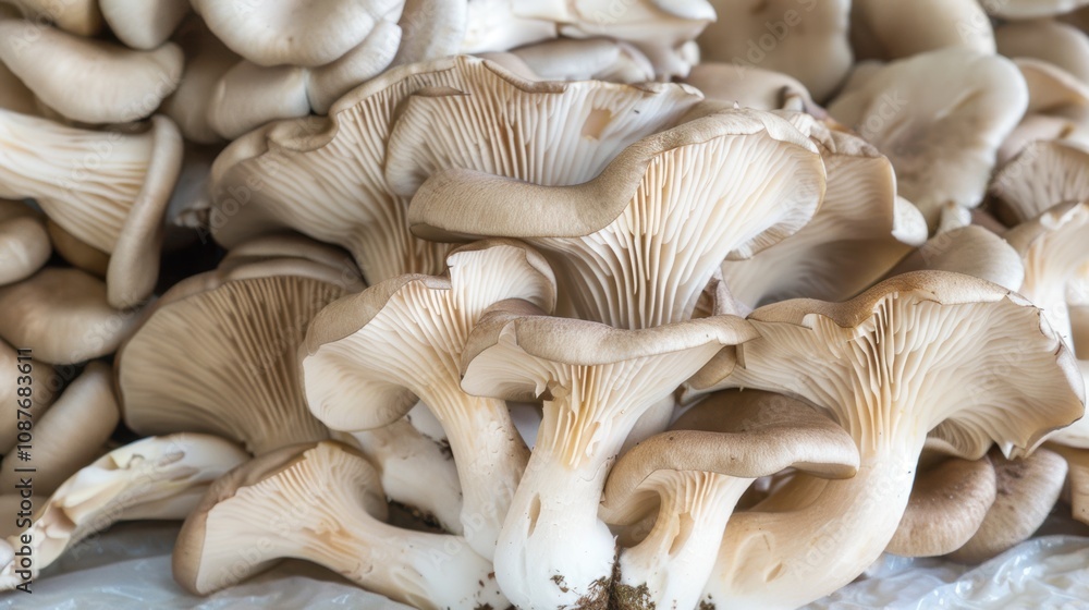 Mushroom shown on a simple background, amazing mushroom biology. Background delicate, mushroom obvious. Mushroom shown on a simple background, amazing mushroom biology. Background delicate, mushroom obvious.