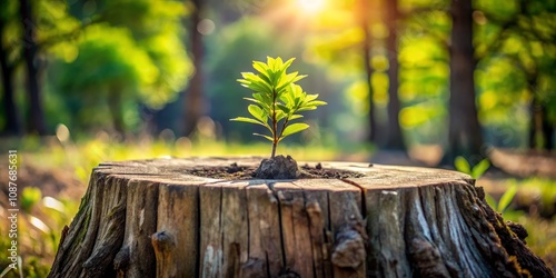 New Life on Old Wood Saplin...