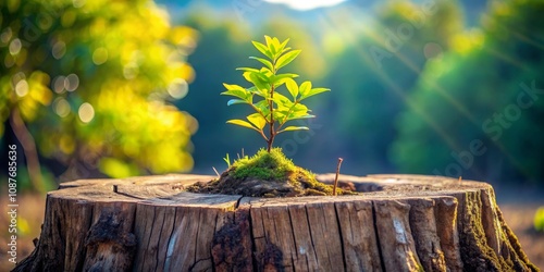 New Life on Old Wood Saplin...