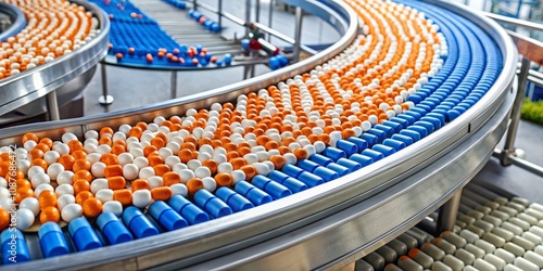 Curved Conveyor Belt with O...