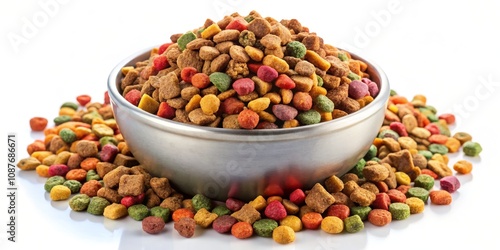 Colorful Pet Food in Metal ...
