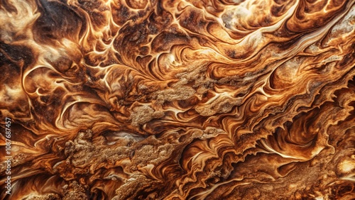Abstract Fluid Art Swirling...