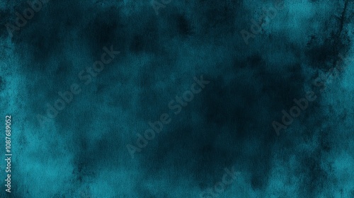 Abstract texture of a dark blue grunge concrete wall.