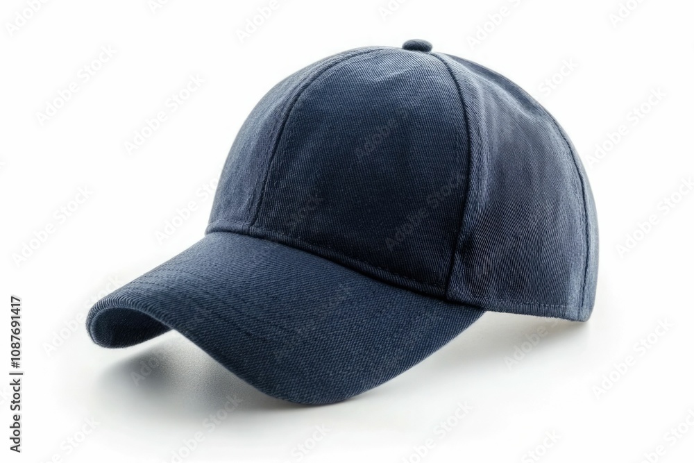 Stylish baseball cap isolated on white background Stylish baseball cap isolated on white background